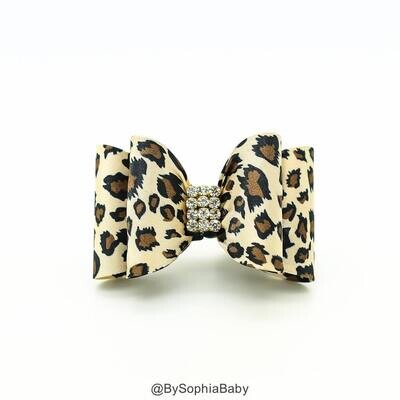 Cheetah Baby Bow Cheetah Bow Hair Clip Bow Hair Clip Leopard Hair Clip Girls Bow Hair Clip Big Bow …
