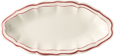 Gien Filet Coral Pickle Dish 1839CRAV22, MPN: 1839CRAV22, 3660838017099
