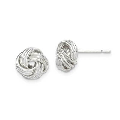 Love Knot Post Earrings Sterling Silver QE14619, MPN: QE14619, 883957962115