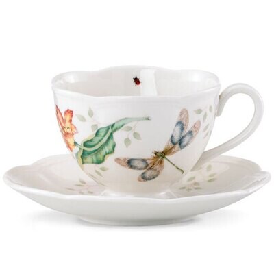 Lenox Butterfly Meadow Cup &amp; Saucer 812101, MPN: 812101, 882864238733