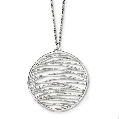 1.75 inch Extender Necklace 16.5 Inch Sterling Silver Polished QG3865-16.5, MPN: QG3865-16.5,