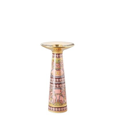 Versace La Scala del Palazzo Rosa Vase Candleholder 8 Inch, MPN: 14480-403665-26561, 790955080911