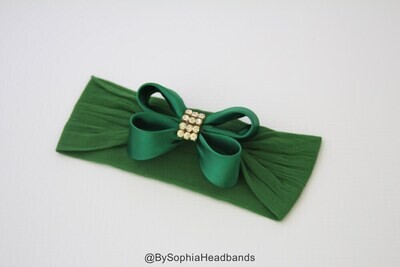 Baby Headband Headwrap Green Baby Headband Green Bow Headband Baby Headband Girl Headband Mint Baby…