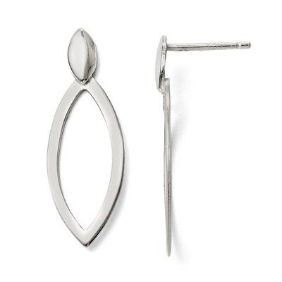 Leslie&#39;s Polished Post Dangle Earrings - Sterling Silver HB-VA52, MPN: VA52, 883957021140