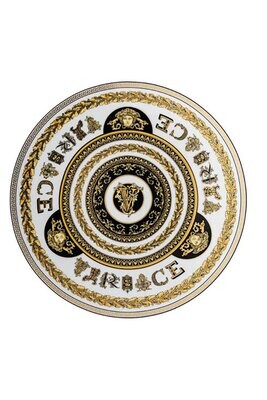 Versace Virtus Alphabet V Service Plate 13 Inch, MPN: 19335-403752-10263, 790955173989