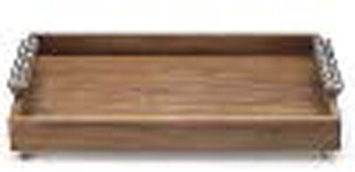 Michael Wainwright Truro Platinum Wood Rectangular Tray, MPN: 864111, 878686018967ÿ