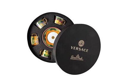 Versace Jungle Animalier Tea Cup &amp; Saucer Set Six Round Hat Box, MPN: 19335-403713-29253, 790955149…