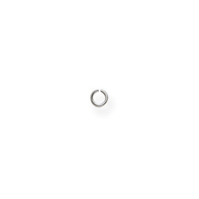 20 Gauge 4.30mm Round Jump Ring Setting 18k White Gold 8W2854