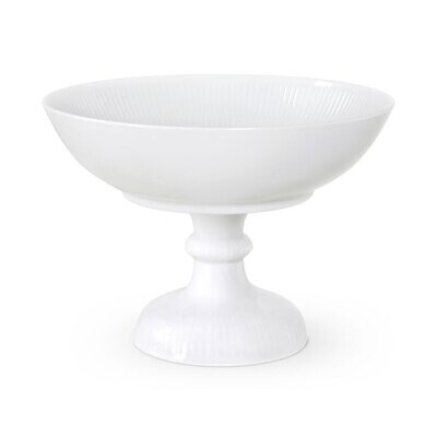 Royal Copenhagen White Fluted Bowl On Foot 6 Inch 1061048, MPN: 1061048, 5705140738046