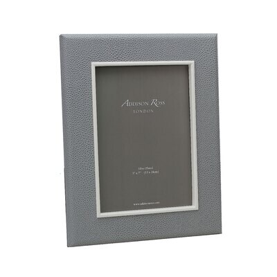 Addison Ross 5 x 7 Inch Grey Shagreen Picture Frame PU Leather FR3000, MPN: FR3000, UPC/EAN: 502404…