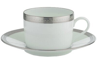 Robert Haviland Malmaison Platinum Tea Cup and Saucer HP260622, MPN: HP260622,