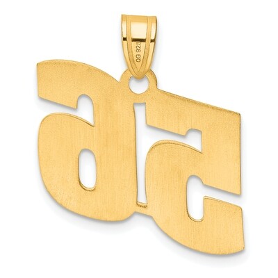 Block Number 56 Pendant 14k Gold Polished BN56, MPN: BN56, 196904079072
