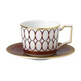 Wedgwood Renaissance Red Espresso Cup &amp; Saucer 1058816, MPN: 1058816, 701587453417