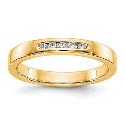 5-Stone Diamond Channel Band 14k Yellow Gold RM3276B-009-YAA, MPN: RM3276B-009-YAA, 191101809279