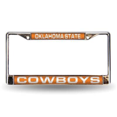 Collegiate Oklahoma State Orange Laser Chrome Car License Plate Frame GC6978, MPN: GC6978, 94746404…