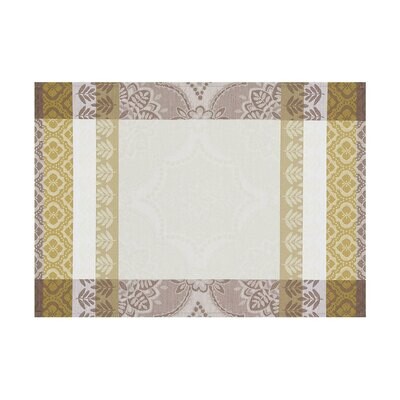 Le Jacquard Francais Bastide Ivory Coated Placemat 21 X 15 Inch 23520 Set of 4, MPN: 23520, 3660269…