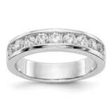 9-Stone Diamond Channel Band 14k White Gold RM3312B-084-WAA, MPN: RM3312B-084-WAA,