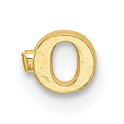 Casted Letter O 14k Yellow Gold YG2219O, MPN: YG2219O,