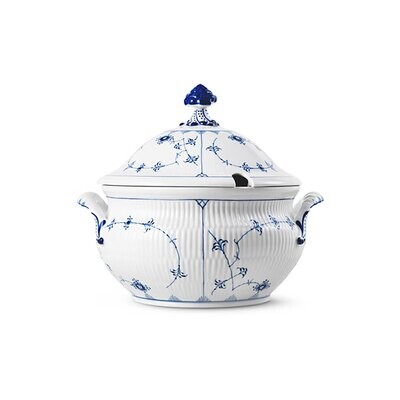 Royal Copenhagen Blue Fluted Plain Tureen With Lid 4.6L 1062909, MPN: 1062909, 5705140737544