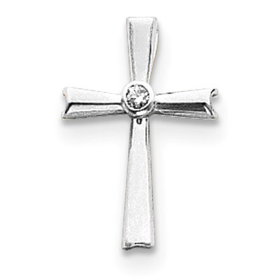 Diamond Cross Pendant 14k white Gold XP81WAA, MPN: XP81WAA,