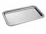 Ercuis Lauriers Rectangular Serving Tray 25.625 x 19.625 Inch Silver Plated F51L451-65, MPN: F51L45…