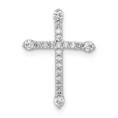 1/5Ct. Diamond Cross Chain Slide 14k White Gold PM4975-020-WA, MPN: PM4975-020-WA, 883957706917