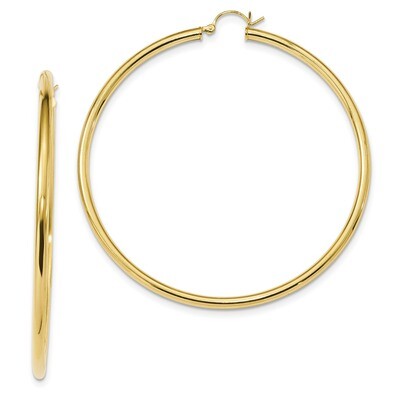 Hoop Earrings Sterling Silver Gold-Tone Polished QE13170, MPN: QE13170, 191101234682