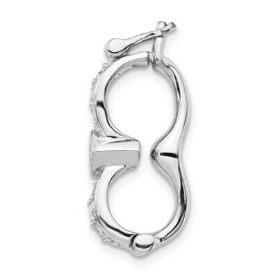 10x23 Cz Shortener Sterling Silver Rhodium-plated SS5052, MPN: SS5052, 886774035123