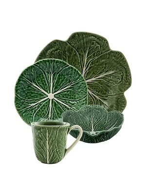Bordallo Pinheiro Pinheiro Cabbage 4 Piece Place Setting Green, MPN: 65025759, 5600413615164