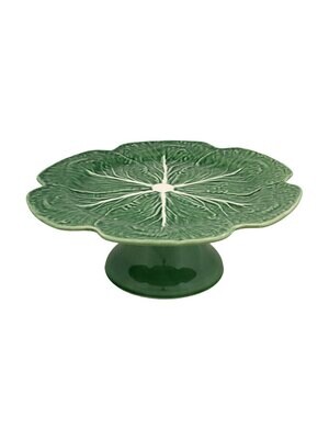 Bordallo Pinheiro Pinheiro Cabbage Cake Stand Green Natural 65000715, MPN: 65000715, 5600876077486