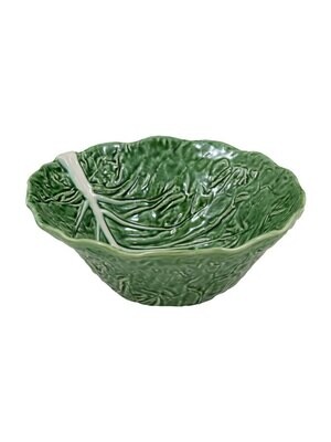 Bordallo Pinheiro Pinheiro Cabbage Deep Salad Bowl Green Natural 65000744, MPN: 65000744, 560087607…