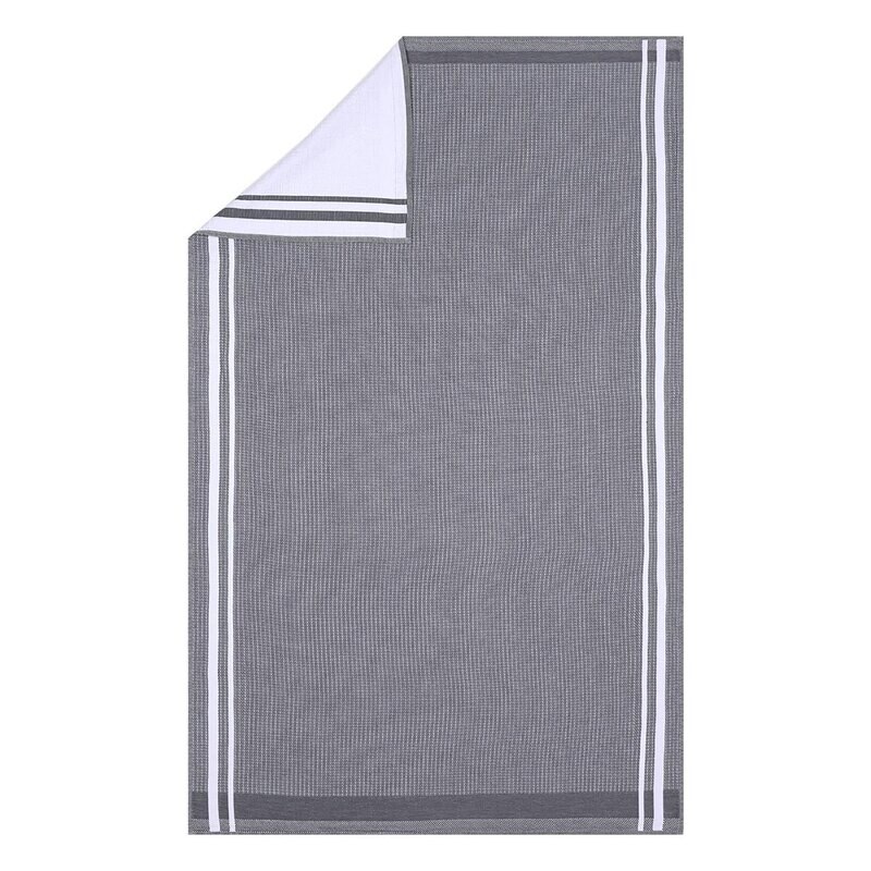 Le Jacquard Duetto Caviar Guest Towel 12x20 Set of 4, MPN: 24485, 3660269244859