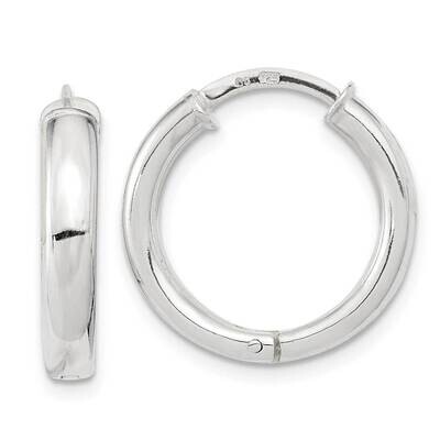 Hoop Earrings Sterling Silver Polished QE15944, MPN: QE15944, 196904152560