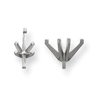 Marquise 6-Prong with Peg Head .10ct. Setting 14k White WG258-1, MPN: WG258-1,