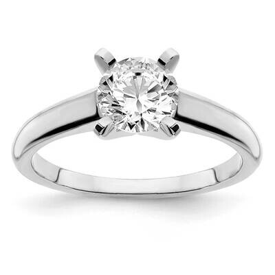 4mm Rnd Solit. Vs/Si, D E F, Lab Grown Diamond Ring Sz 10 14k White Gold RM5965R-025-10WLD, MPN: RM…