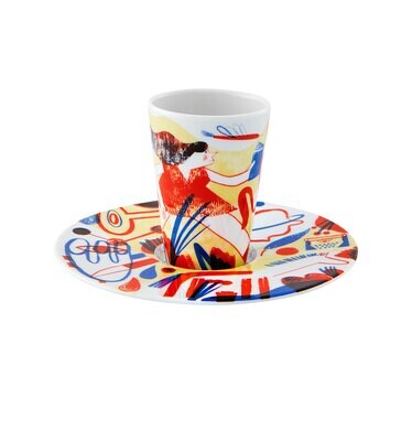 Vista Alegre Escape Goat Espresso Cup And Saucer Xxxii 21137627, MPN: 21137627, 5605414073289