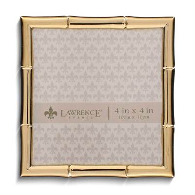 Bamboo Gold-tone 4x4 Metal Photo Frame GM25547, MPN: GM25547, 751148081573