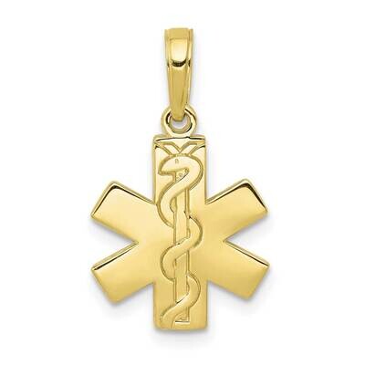 Paramedic Emt Symbol Pendant 10k Gold 10D4072, MPN: 10D4072,