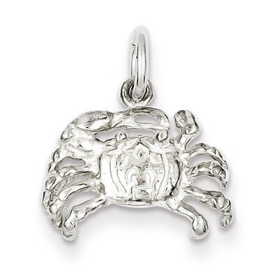 Crab Charm Sterling Silver QC970, MPN: QC970, 883957976358
