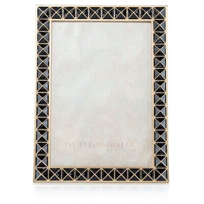 Jay Strongwater Pyramid 5 x 7 Inch Picture Frame SPF5877-220, MPN: SPF5877-220, 848510041980