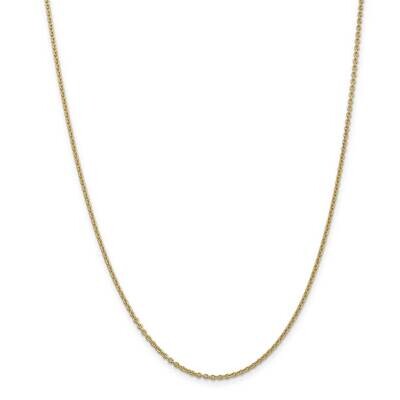 1.8mm Forzantine Cable Chain 30 Inch 14k Gold PEN138-30, MPN: PEN138-30, 883957170619
