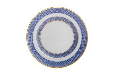 Mottahedeh Indigo Wave Dessert Plate S902, MPN: S902,