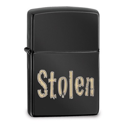 Zippo Stolen Ebony Lighter GM17915
