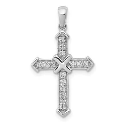 Passion Diamond Cross Pendant 14k White Gold PM5064-020-WA, MPN: PM5064-020-WA, 883957305318