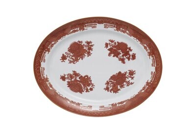Mottahedeh Fitzhugh Cinnabar Oval Platter S2508, MPN: S2508,