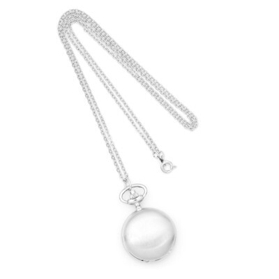 Ladies Charles Hubert Satin Brass Pendant Watch Chrome Finish XWA2656, MPN: XWA2656, 811233016900