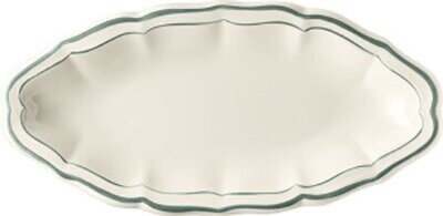 Gien Filet Celadon Pickle Dish 1836CRAV22, MPN: 1836CRAV22, 840769023427