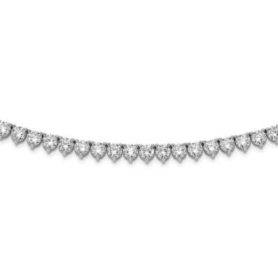 36 Inch Cz Necklace Sterling Silver QG5623-36, MPN: QG5623-36, 883957626925