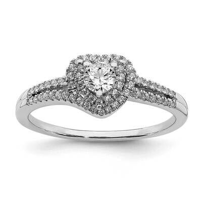 Diamond Engagement Ring 10k White Gold RM6381E-042-0WAA, MPN: RM6381E-042-0WAA, 191101399343