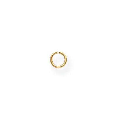22 Gauge 4.5mm Round Jump Ring Setting 14k Yellow Gold YG2868, MPN: YG2868,
